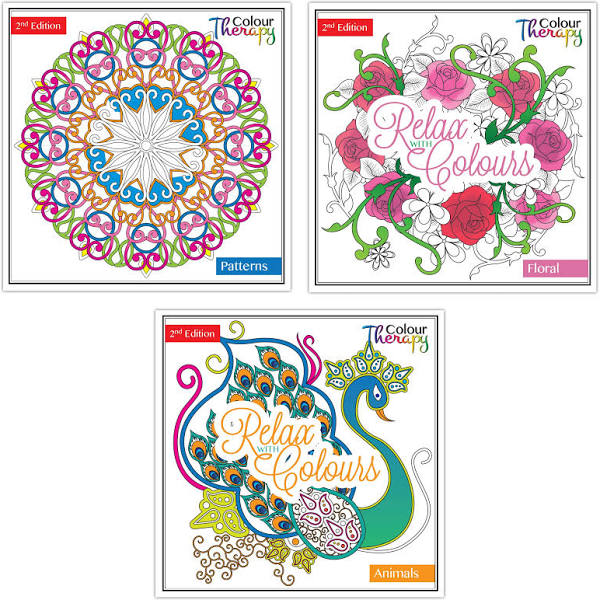 Work of Art Relax with Colours Colouring Book