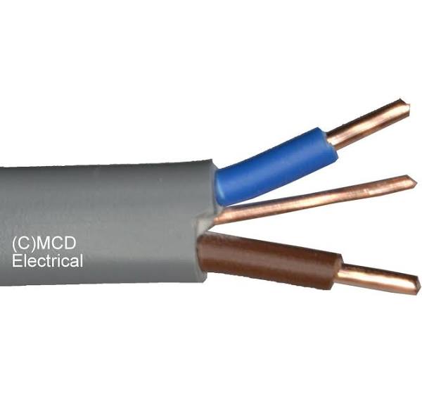 100 Metres Prysmian 2.5mm Twin and Earth Cable 6242Y