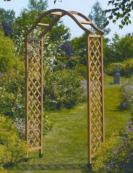 Gardman Elegance Wooden Arch - Tan