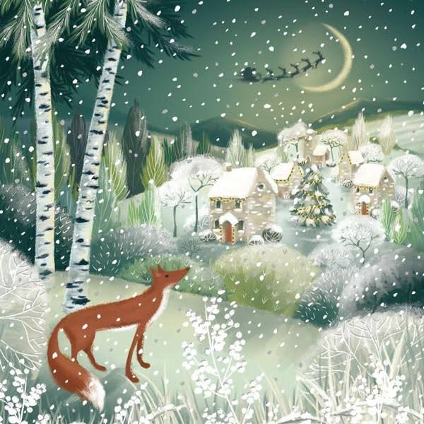 The Art File - XP352 - FOX & SNOWWY VILLAGE CHARITY PK6 YOUNG LIVES