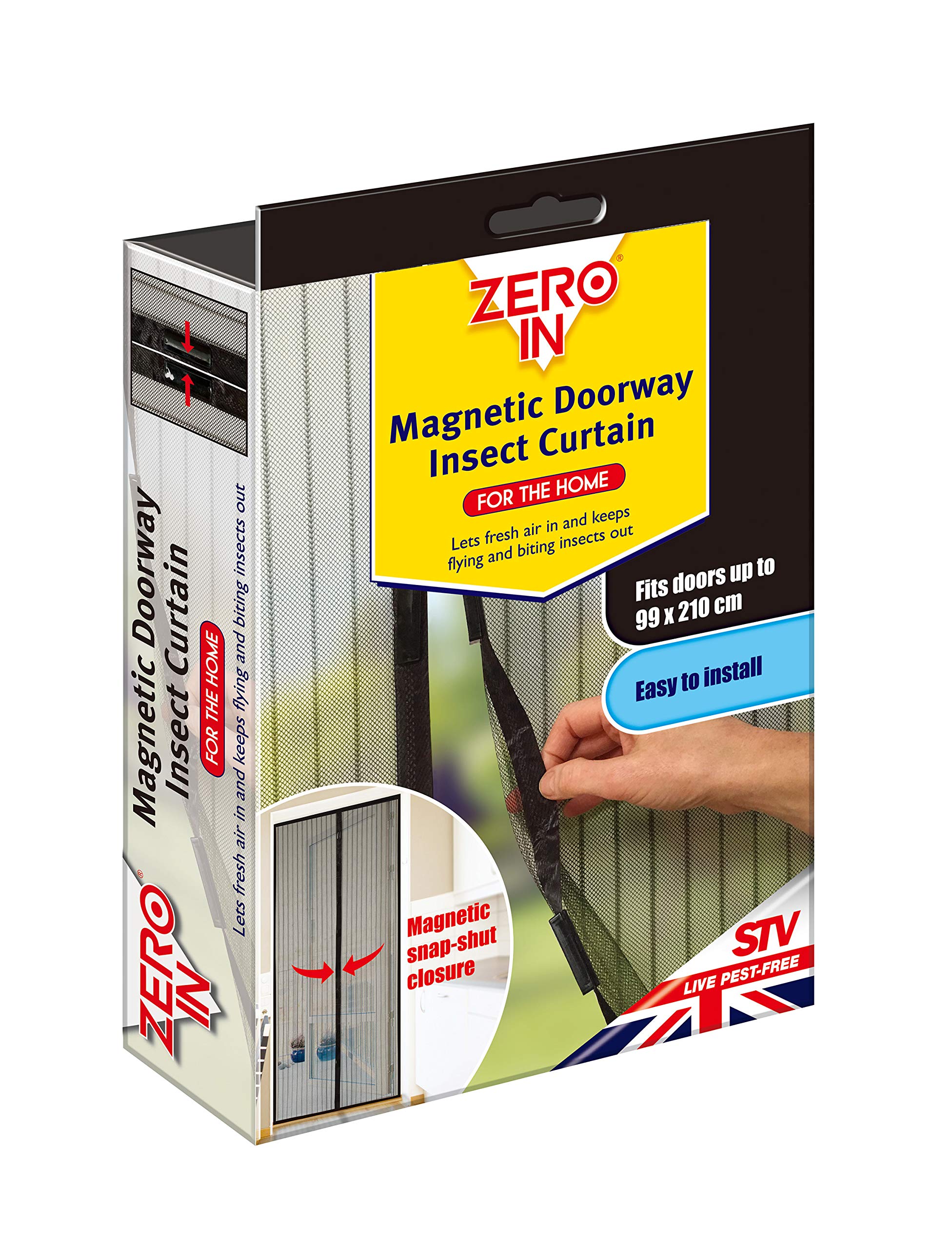 Zero In Magnetic Doorway Insect Curtain