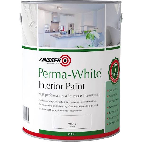 Zinsser - Perma-White Interior Paint Matt 1 Litre