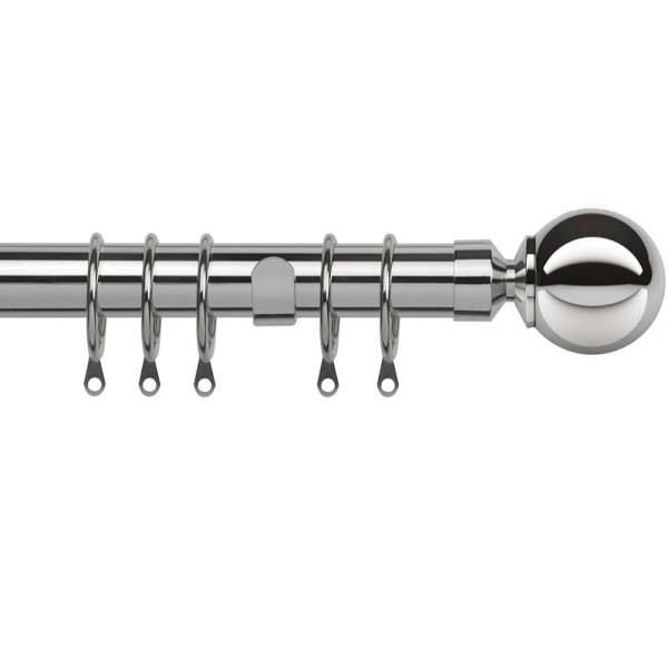 Home Hardware Pristine Ball Curtain Pole Set 120 - 210cm