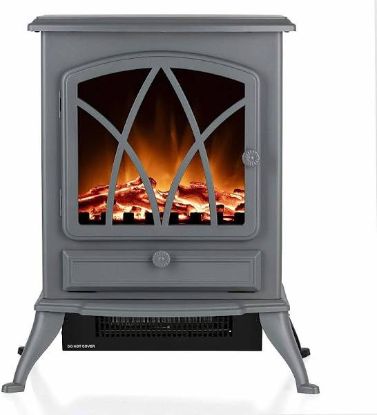 Warmlite WL46018G Grey 2kW Electric Fire Stove