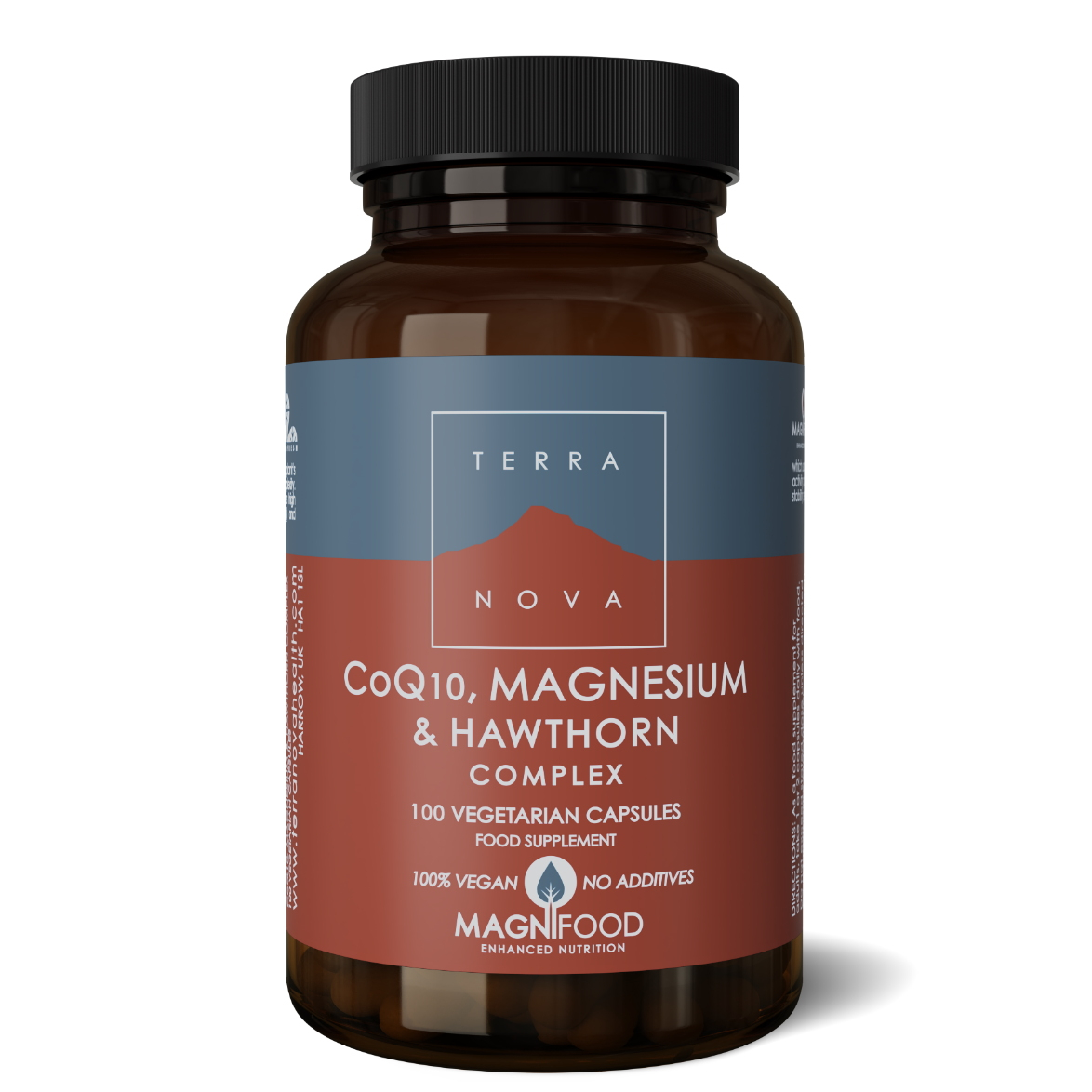 Terranova Coq-10, Magnesium & Hawthorn Complex Vegicaps 100