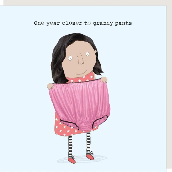 Rosie - GRANNY PANTS Card - GF344