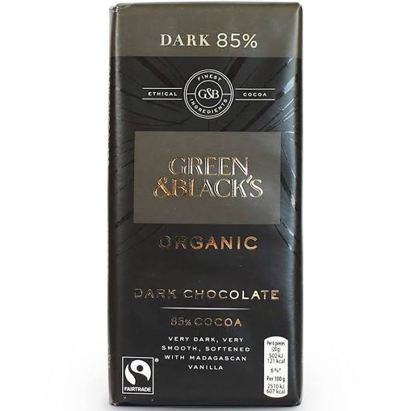 Green & Blacks Organic Dark 85% Chocolate 90g