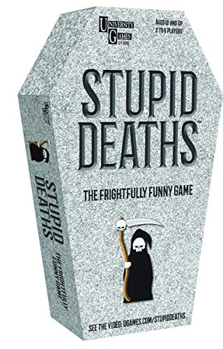 University Games Stupid Deaths Coffin Tin Game, 01406