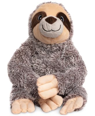 fabdog Fluffy Sloth Pet Toy, Large